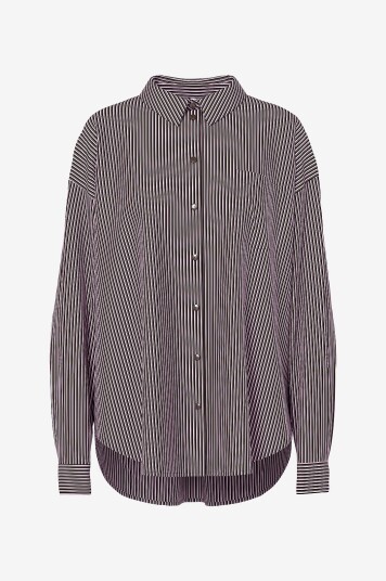 pieceSkjorte pcEmmy LS Loose Shirt Wvn Brun