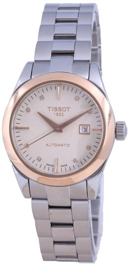 Tissot Dameklokke T930.007.41.266.00 T Gold Beige/Stål Ø29 mm