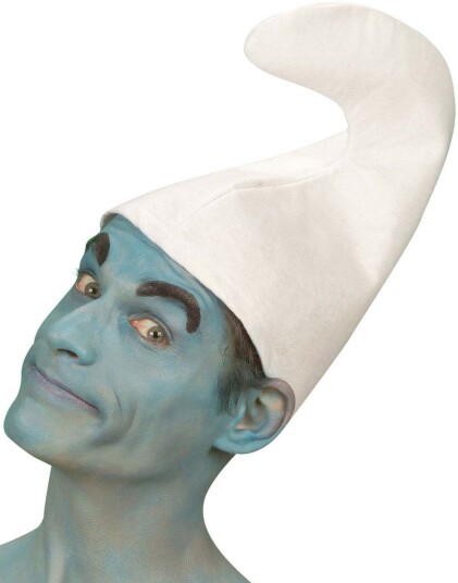 Widmann Hvit Smurfe Inspirert Hatt
