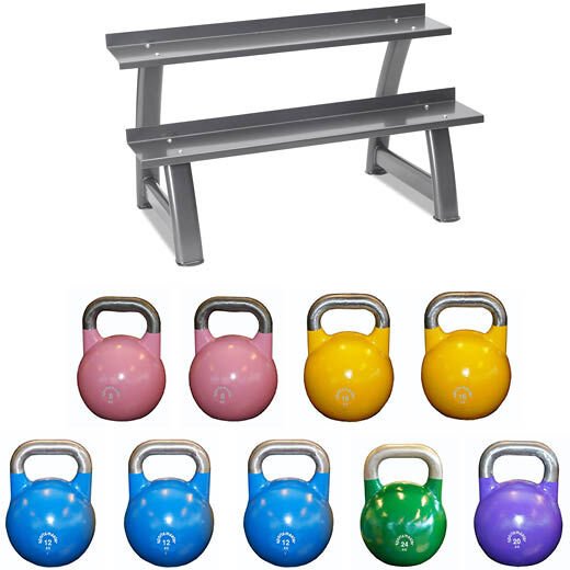 Pivot Sportsmaster Pro Competition Kettlebellsett Pivot Sportsmaster Pro Competition Kettlebellsett
