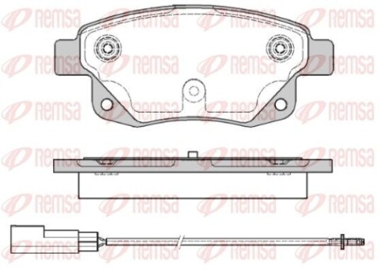 Bremseklosser REMSA 1252.01 Bremseklosser REMSA 1252.01