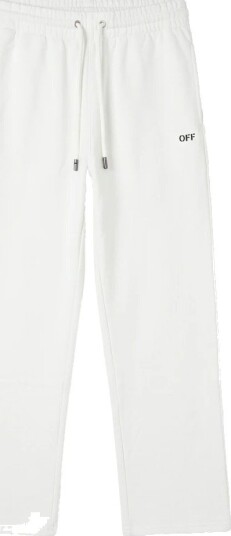 Off White Herre Bukser Hvit 2XL, Off White Herre Bukser Hvit 2XL,