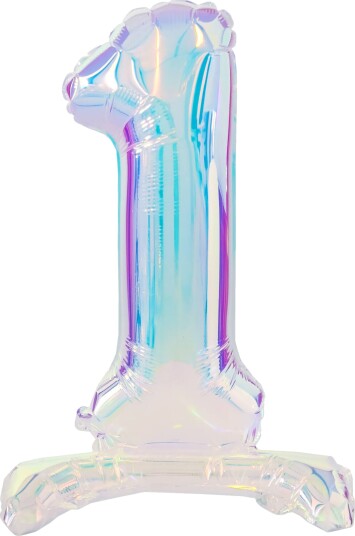 Folat Tallballonger på stativ Iridescent Tall 1 62946