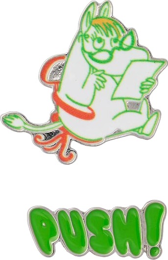 MoominArabia Mummi Rebel Club pins 2 stk Boss Lady MoominArabia Mummi Rebel Club pins 2 stk Boss Lady