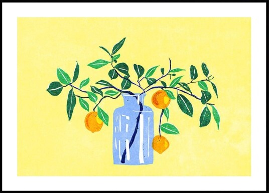 Orangetree Plakat / 21x30cm