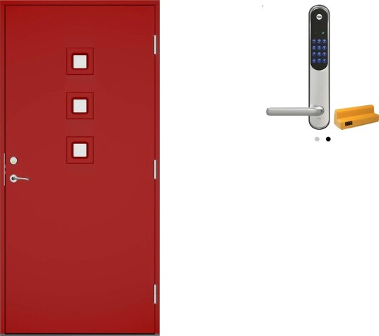 Ytterdør Swedoor Clever-Line+ Koli med Yale Entrus Ytterdør Swedoor Clever-Line+ Koli med Yale Entrus