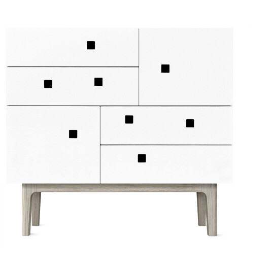 Zweed Peep B1 Kommode Angel White/White Oak