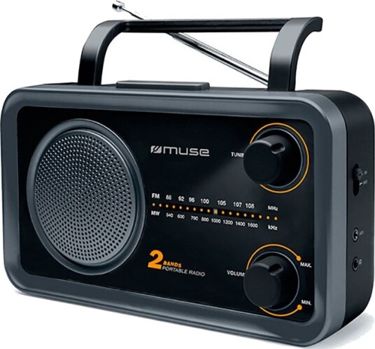 Muse M-06DS Bærbar FM/AM Radio 3" Svart Muse M-06DS Bærbar FM/AM Radio 3" Svart