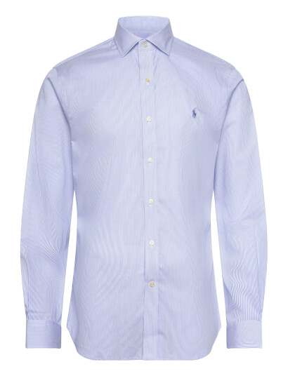 Polo Ralph Lauren Slim Fit Striped Poplin Shirt Blue 37