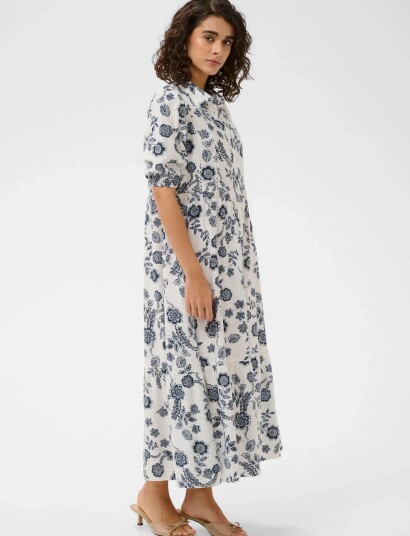 Kaffe Kaamina Long Dress White 40 Kaffe Kaamina Long Dress White 40