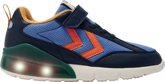 Hummel Sko Daylight JR Black Iris/Multi Colour Hummel 27 Sko Blå Grønn Hvit Lyseblå Marineblå Oransje