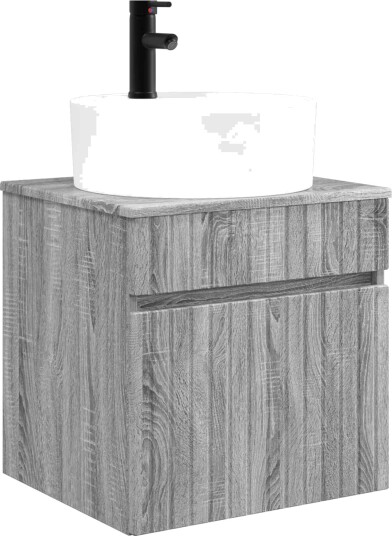 Vegghengt servantkommode Grå Sonoma 49 x 44,5 x 65 cm Vegghengt servantkommode Grå Sonoma 49 x 44,5 x 65 cm