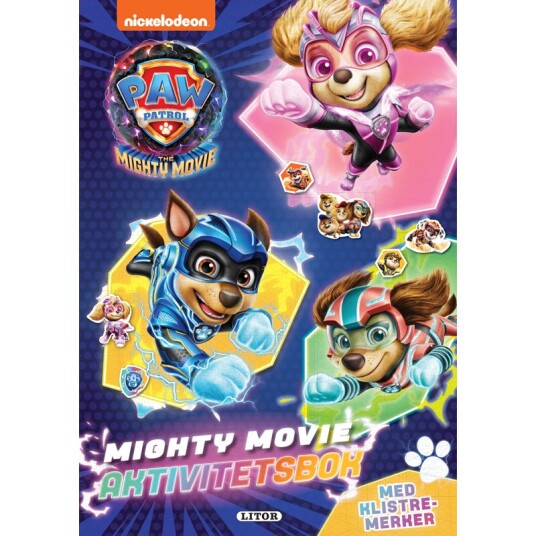 Paw Patrol Aktivitetsbok Paw Patrol m/klistremerker