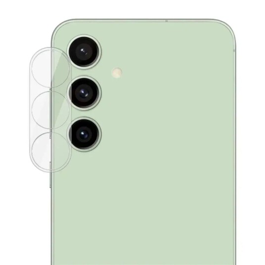 IMAK Samsung Galaxy S24 FE Beskyttelsesglass til Kameralinse - Gjennomsiktig IMAK Samsung Galaxy S24 FE Beskyttelsesglass til Kameralinse - Gjennomsiktig