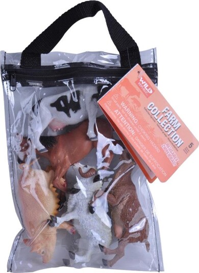Wild Republic 23754 Bondegårdsdyr Lekefigurer - 5 stk