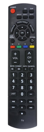 Erstatningsfjernkontroll for TV for Panasonic N2QAYB000321