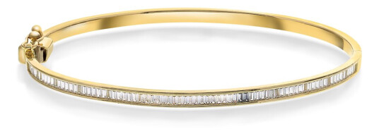 Pan Jewelry, Armring i 585 gult gull med zirkonia