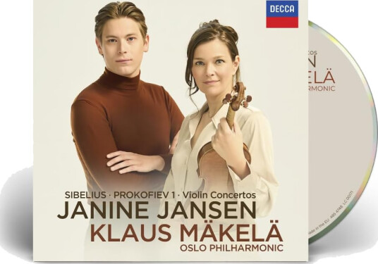 Janine Jansen, Oslo Philharmonic Orchestra, Klaus Mäkelä Sibelius: Violin Concert / Prokofiev: Violin Concerto No. 1 CD
