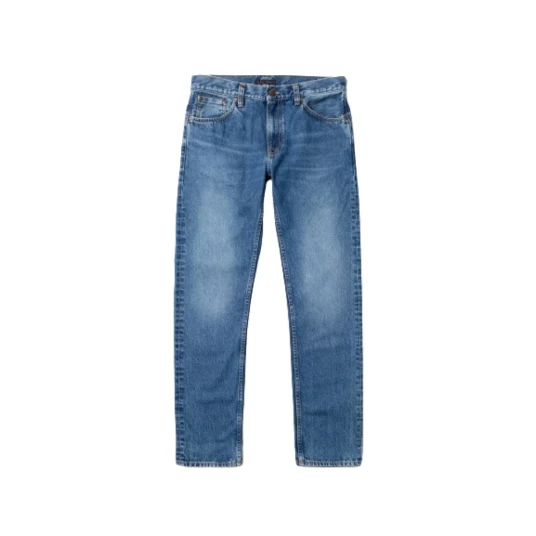 Nudie Jeans Herre Jeans Blå W34 L30,