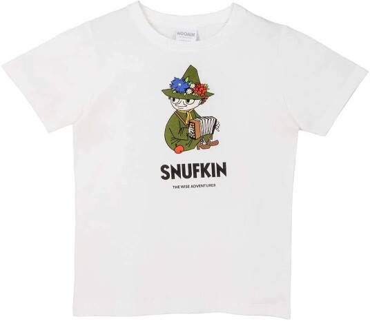 Moomin by Martinex Karakter Snufkin T-skjorte Hvit 110-116 Moomin by Martinex Karakter Snufkin T-skjorte Hvit 110-116