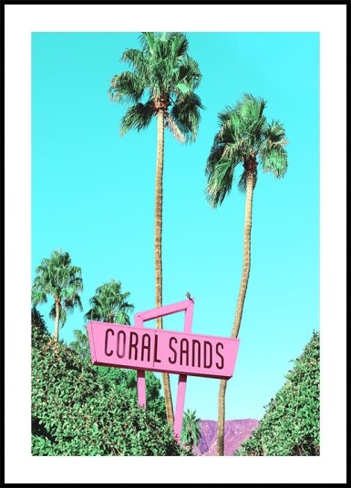 Retro Paradise Vibes Plakat Plakat / 40x50cm