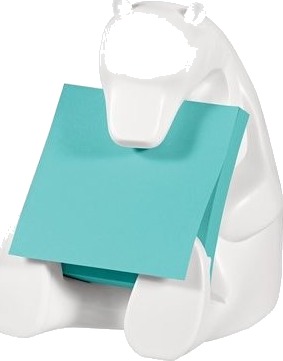 Post It Pop Up Note Dispenser For 3 In X 3 In Notes Bear Design White 7,62 Cm 1 Stykker 50 Ark