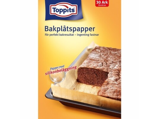 Toppits Bakplåtspapper Ark 33X45cm 30a