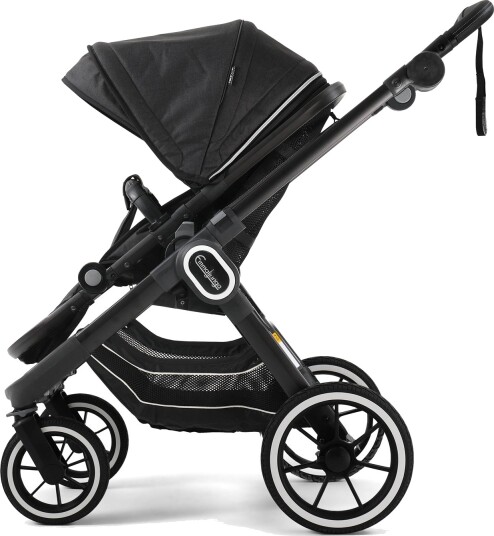 Emmaljunga NXT90 Black m/ Sittedel ERGO Lounge Black