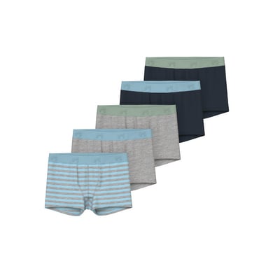 Name It Boxershorts 5-pakning Aquamarine Størrelse 86 Barneklær