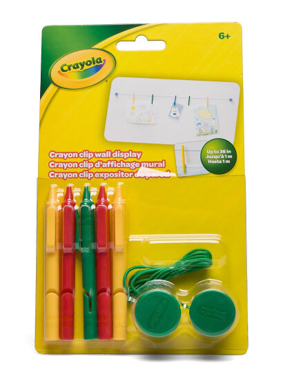 CRAYOLA Crayola Clip Wall Display - Multi/patterned - 3X 3X 3CM