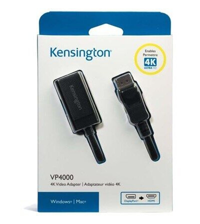 Kensington Adapter Video DisplayPort til HDMI 4K VP4000
