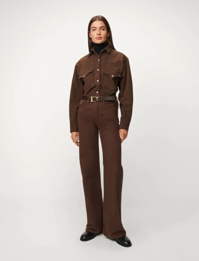 Lois Jeans Lindsay Palazzo   Sponge Good Stuff   Brown   29 x 32