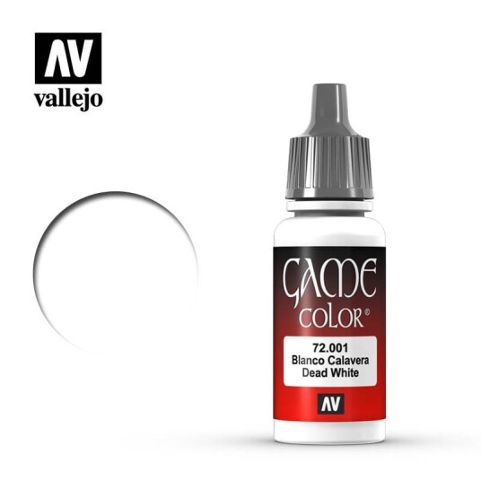 Vallejo Game Color Dead White 18ml (72.001)