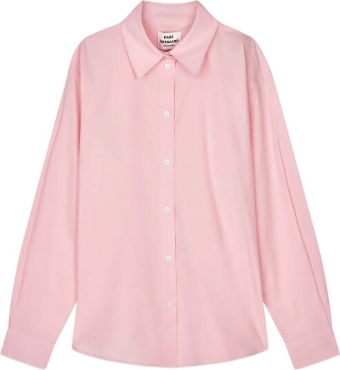 Mads Nørgaard Peach Poplin Shelly Shirt Pink 38 Mads Nørgaard Peach Poplin Shelly Shirt Pink 38
