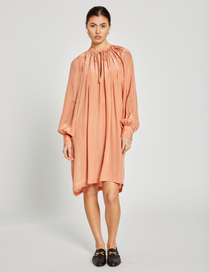 Bruuns Bazaar Populusbbhazy Dress - Orange - 34 Bruuns Bazaar Populusbbhazy Dress - Orange - 34