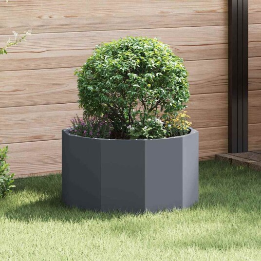 vidaXL Plantekassed Antrasitt 60 x 60 x 35 cm Stål vidaXL Plantekassed Antrasitt 60 x 60 x 35 cm Stål