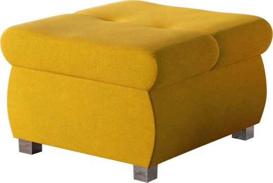 Cerys Fotpall 60 cm - Gul