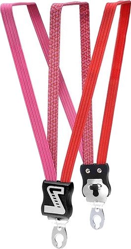 Sykkeldel Simson Korts Bagasjestrikk 49 cm rød rosa Sykkeldel Simson Korts Bagasjestrikk 49 cm rød rosa