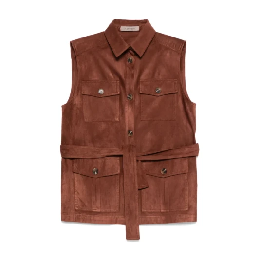 D.Exterior Dame Jakker Brun S,