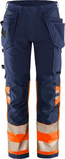 Fristads 2643 GSTP Arbeidsbukse marineblå/orange Marineblå/Orange, Klær