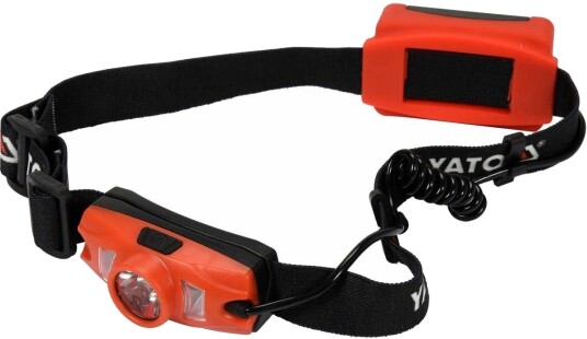 Yato Hodelykt Yt-08595 Svart Rød IP44 LED Yato Hodelykt Yt-08595 Svart Rød IP44 LED