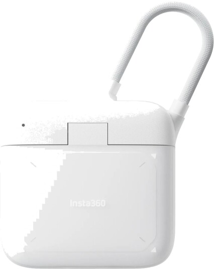 Insta360 2-i-1 kortleser og etui for minnekort Hvit