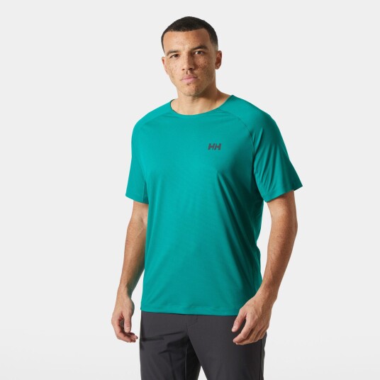 Helly Hansen Trail Short Sleeve T–skjorte Herre Grønn 2xl