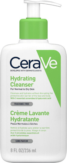 CeraVe Hydrating Cleanser 236ml - Normal Til Tørr Hud