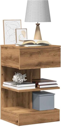 Nattbord artisan eik 40x35x65 cm konstruert tre 8721158440990