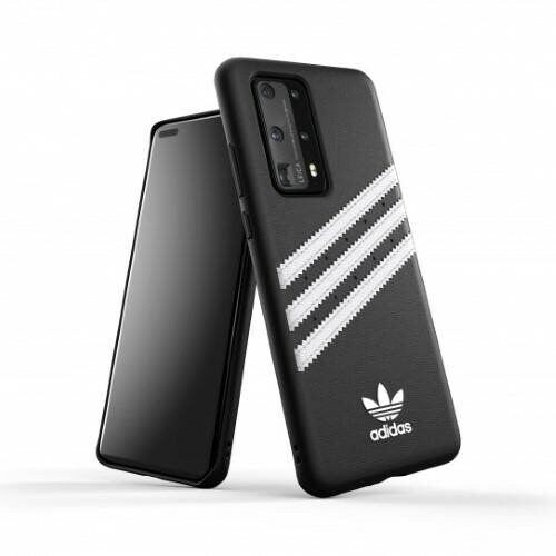 Adidas Moulded PU-etui for Huawei P40 Svart/Hvit
