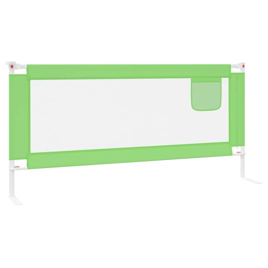 vidaXL Sengehest småbarn grønn 200x25 cm stoff