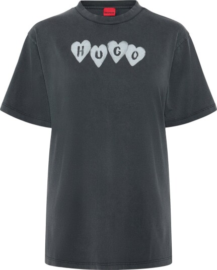 HUGO Vintage Tee_22 Black S