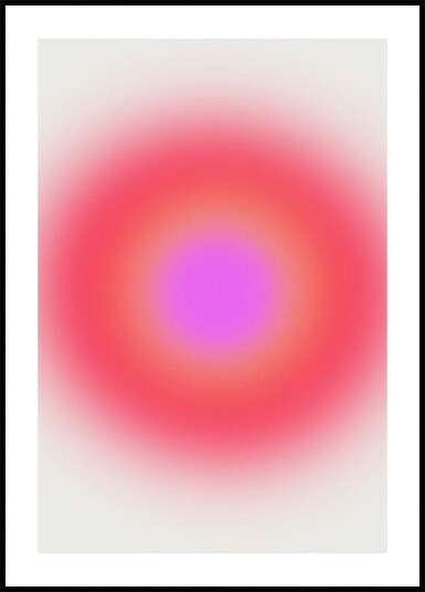Radiant Glow Sphere Plakat Plakat / 30x40cm