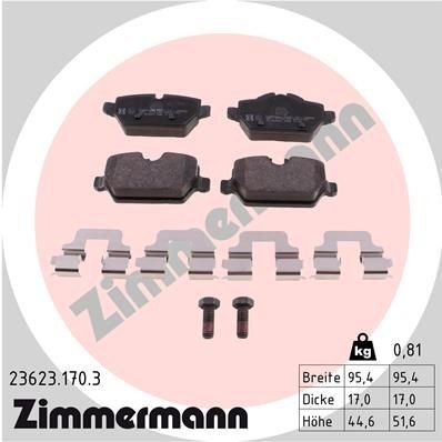 Bremseklosser ZIMMERMANN 23623.170.3